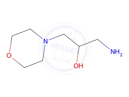 Chemical structure of 1-Amino-3-morpholinopropan-2-ol