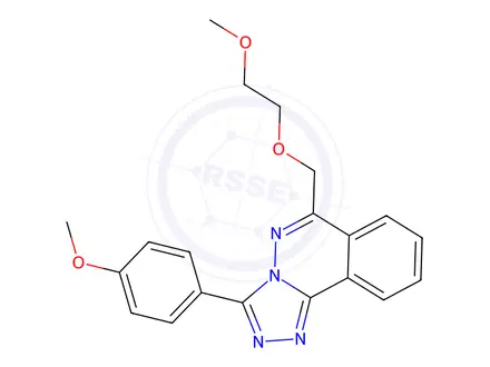 Chemical structure of 6-((2-Methoxyethoxy)methyl)-3-(4-methoxyphenyl)-[1,2,4]triazolo[3,4-a]phthalazine
