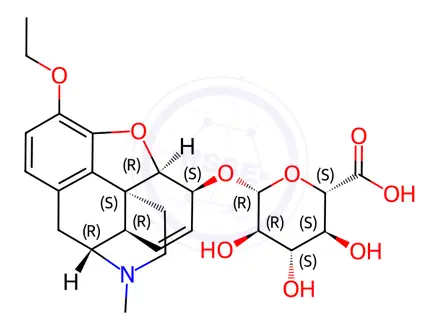 Chemical structure of Ethylmorphine 6-glucuronide