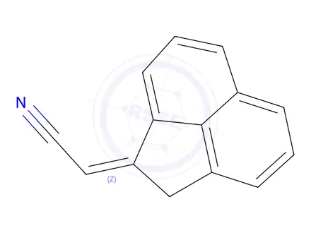 Chemical structure of Acetonitrile, 1(2H)-acenaphthylenylidene-(9CI)