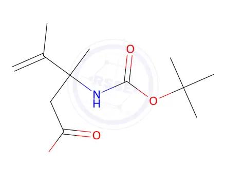 Chemical structure of 3-((tert-Butoxycarbonyl)amino)-3,4-dimethylpent-4-enoic acid
