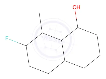 Chemical structure of 7-fluoro-8-methyl-naphthalen-1-ol