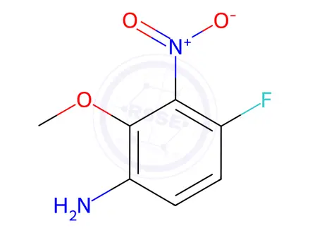 Chemical structure of 4-fluoro-2-methoxy-3-nitroaniline