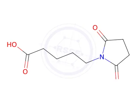 Chemical structure of 5-(2,5-DIOXOPYRROLIDIN-1-YL)PENTANOIC ACID