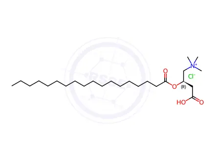 Chemical structure of R-Stearoyl Carnitine Chloride