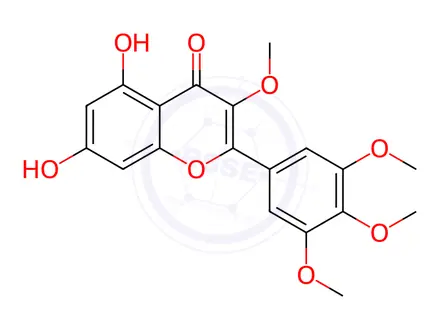 Chemical structure of Myricetin Methylether