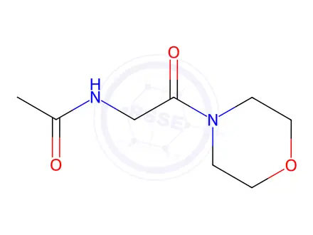 Chemical structure of N-[2-(Morpholin-4-yl)-2-oxoethyl]acetamide