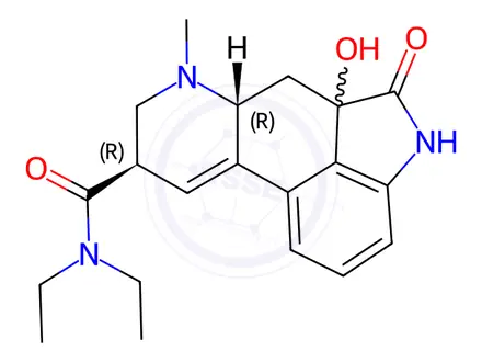 Chemical structure of 2,3-Dihydro-3-hydroxy-2-oxo Lysergide