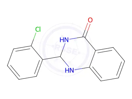 Chemical structure of 2-(2-Chlorophenyl)-2,3-dihydroquinazolin-4(1H)-one