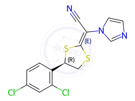 Chemical structure of Luliconazole