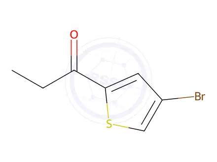 Chemical structure of 4-Bromo-2-propionylthiophene