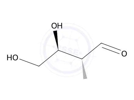 Chemical structure of Erythritol Impurity 11 (D-Erythrose)