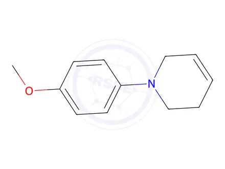 Chemical structure of 1-(4-Methoxyphenyl)-1,2,5,6-tetrahydropyridine