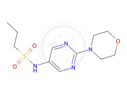 Chemical structure of N-(2-Morpholinopyrimidin-5-yl)propane-1-sulfonamide