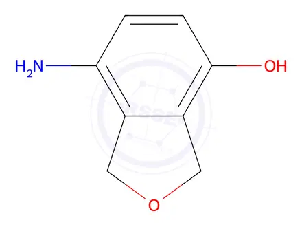Chemical structure of 7-Amino-1,3-dihydroisobenzofuran-4-ol