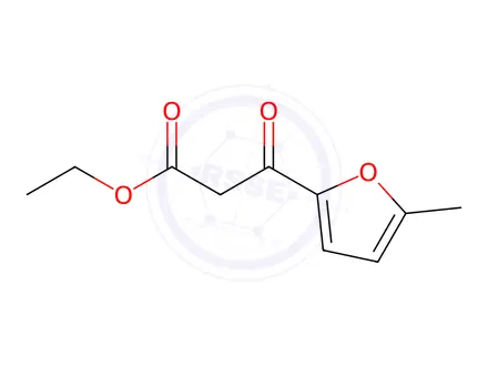 Chemical structure of ethyl 3-(5-methylfuran-2-yl)-3-oxopropanoate