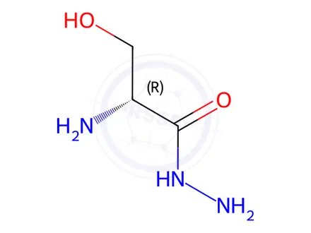 Chemical structure of D-Serine, hydrazide
