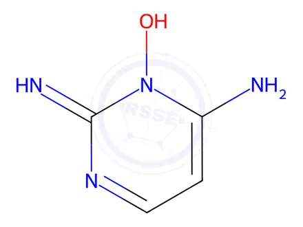 Chemical structure of 2,4-Diaminopyrimidine 3-N-Oxide