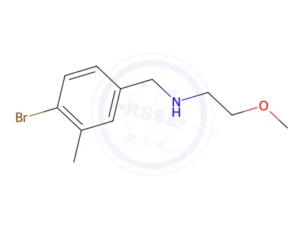 Chemical structure of n-(4-Bromo-3-methylbenzyl)-2-methoxyethan-1-amine