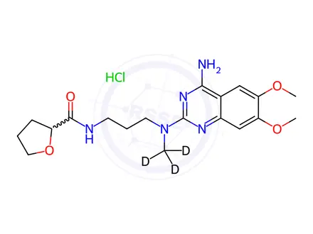 Chemical structure of Alfuzosin-d3 Hydrochloride