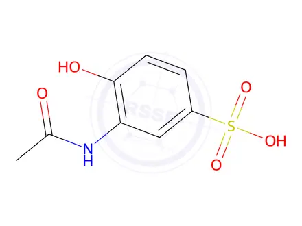 Chemical structure of 2-ACETAMIDOPHENOL-4-SULFONIC ACID