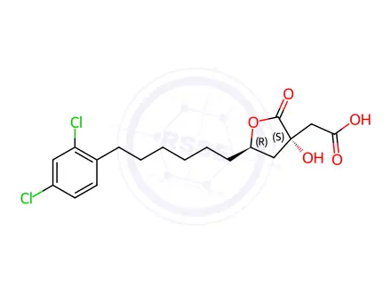 Chemical structure of SB 204990