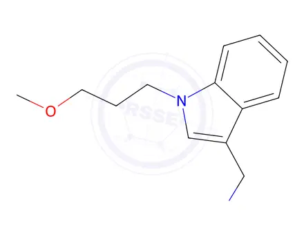 Chemical structure of C-[1-(3-Methoxypropyl)-1H-indol-3-yl]-methylamine