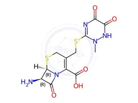 Chemical structure of Ceftriaxone Impurity E