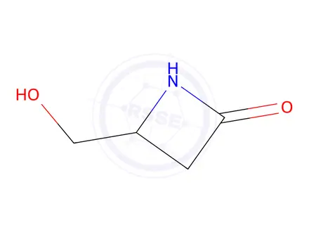 Chemical structure of 4-(hydroxymethyl)azetidin-2-one