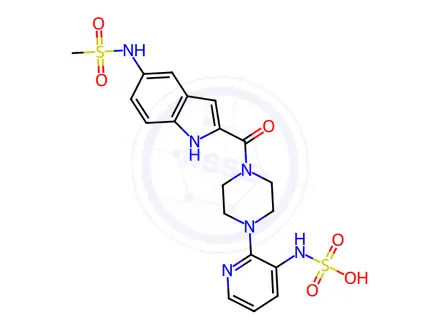 Chemical structure of Delavirdine Impurity 31