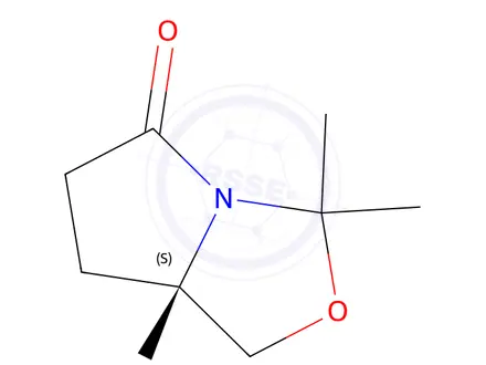 Chemical structure of (S)-3,3-Dimethyltetrahydropyrrolo[1,2-c]oxazol-5(3H)-one