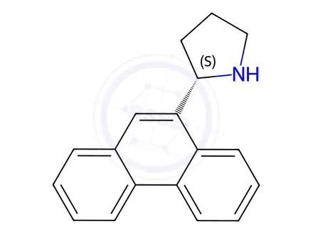 Chemical structure of (S)-2-(phenanthren-9-yl)pyrrolidine