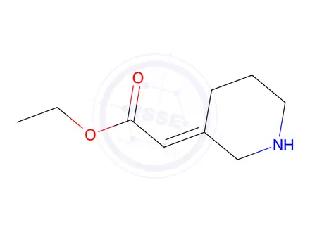 Chemical structure of Ethyl 2-(3-piperidinylidene)acetate