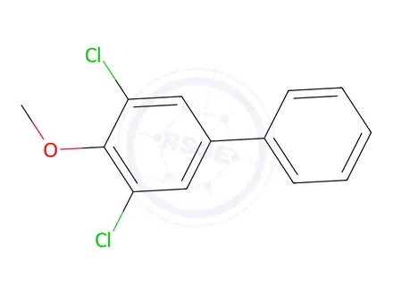 Chemical structure of 4-Methoxy-3,5-dichlorobiphenyl