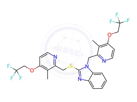 Chemical structure of Lansoprazole Impurity 130