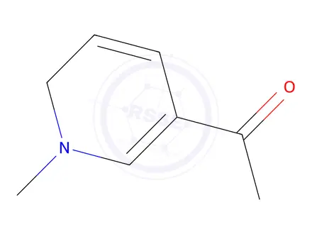 Chemical structure of Ethanone, 1-(1,6-dihydro-1-methyl-3-pyridinyl)-(9CI)