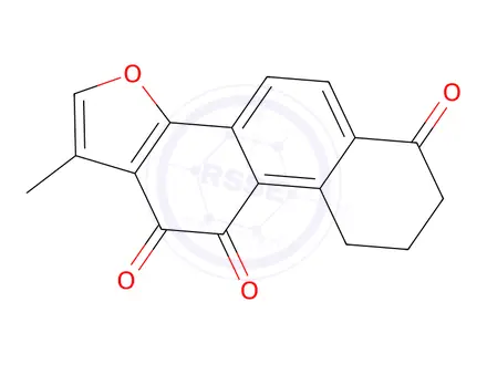 Chemical structure of 8,9-Dihydro-1-methylphenanthro[1,2-b]furan-6,10,11(7H)-trione