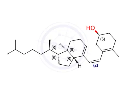 Chemical structure of Previtamin D3