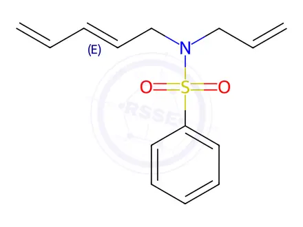 Chemical structure of N-Allyl-N-(penta-2,4-dien-1-yl)benzenesulfonamide