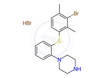 Chemical structure of 3-Bromo-vortioxetine Hydrobromide
