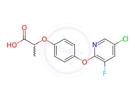 Chemical structure of Clodinafop-propargyl Impurity 3