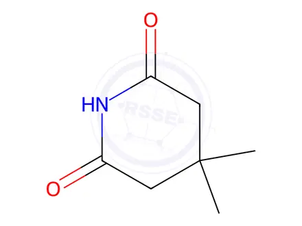 Chemical structure of 3,3-Dimethylglutarimide