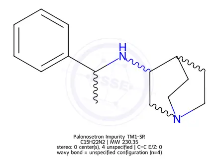 Chemical structure of Palonosetron Impurity TM1-SR
