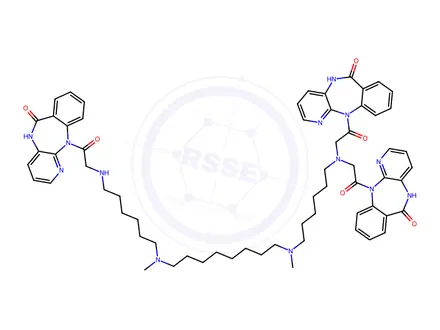 Chemical structure of tripitramine