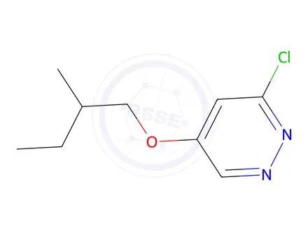 Chemical structure of 3-Chloro-5-(2-methylbutoxy)pyridazine