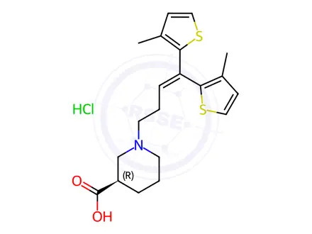 Chemical structure of Tiagabine Hydrochloride