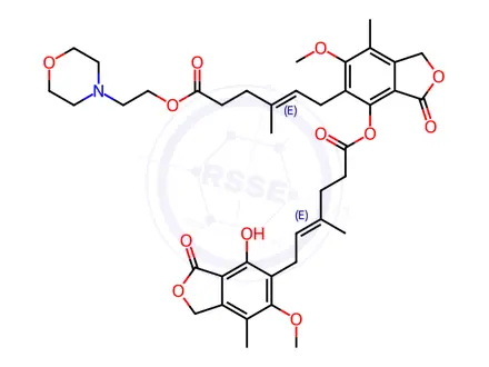 Chemical structure of Mycophenolate DiMer