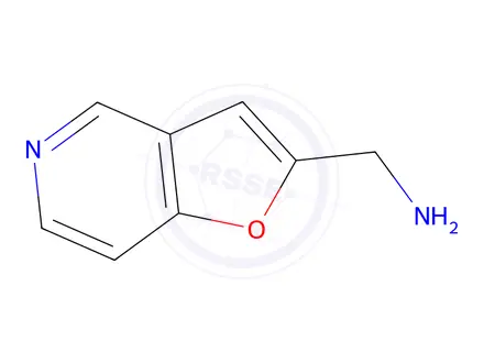 Chemical structure of Furo[3,2-c]pyridine-2-methanamine(9CI)