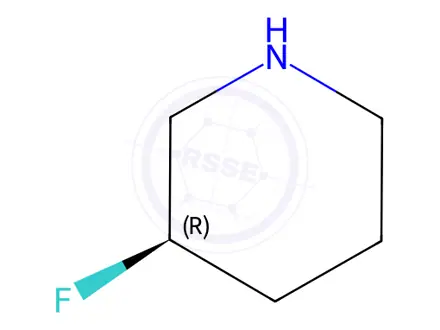 Chemical structure of (R)-3-Fluoropiperidine