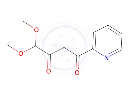 Chemical structure of 4,4-Dimethoxy-1-(pyridin-2-yl)butane-1,3-dione
